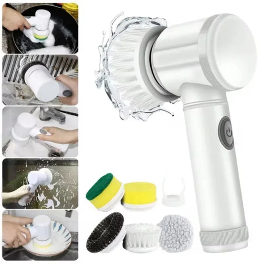 Powerful 5 in 1 Electric Spin Scrubber